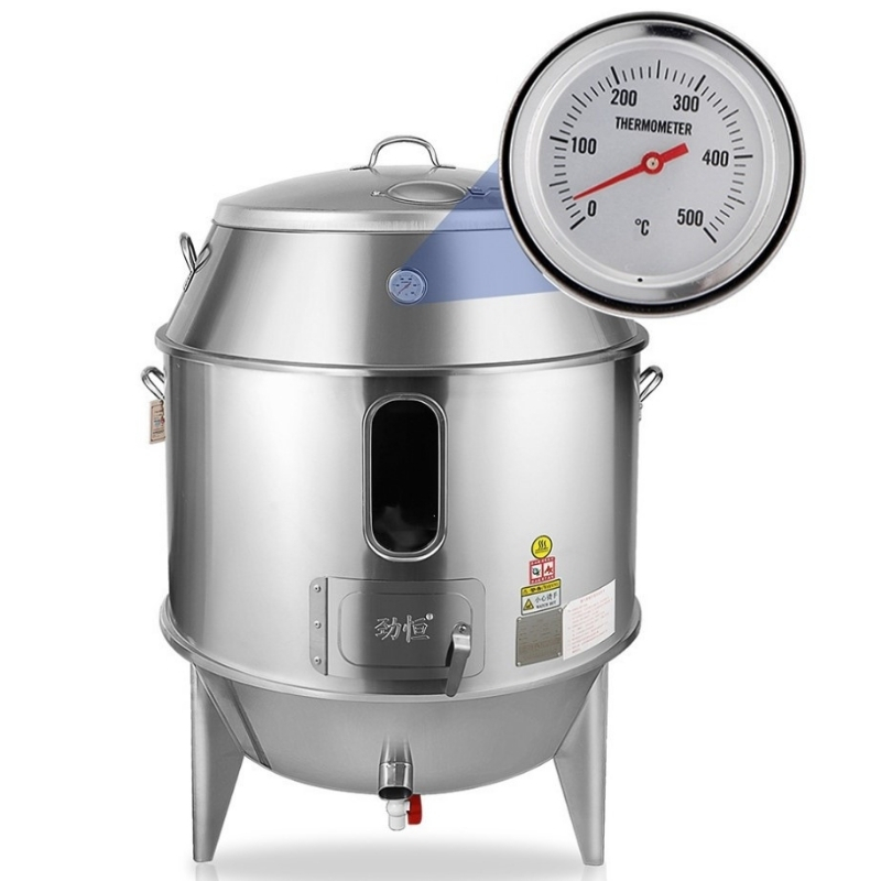 Lu quay gà vọt có đồng hồ cảm biến nhiệt