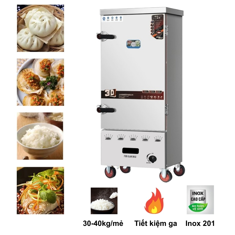 tủ nấu cơm công nghiệp minh chau