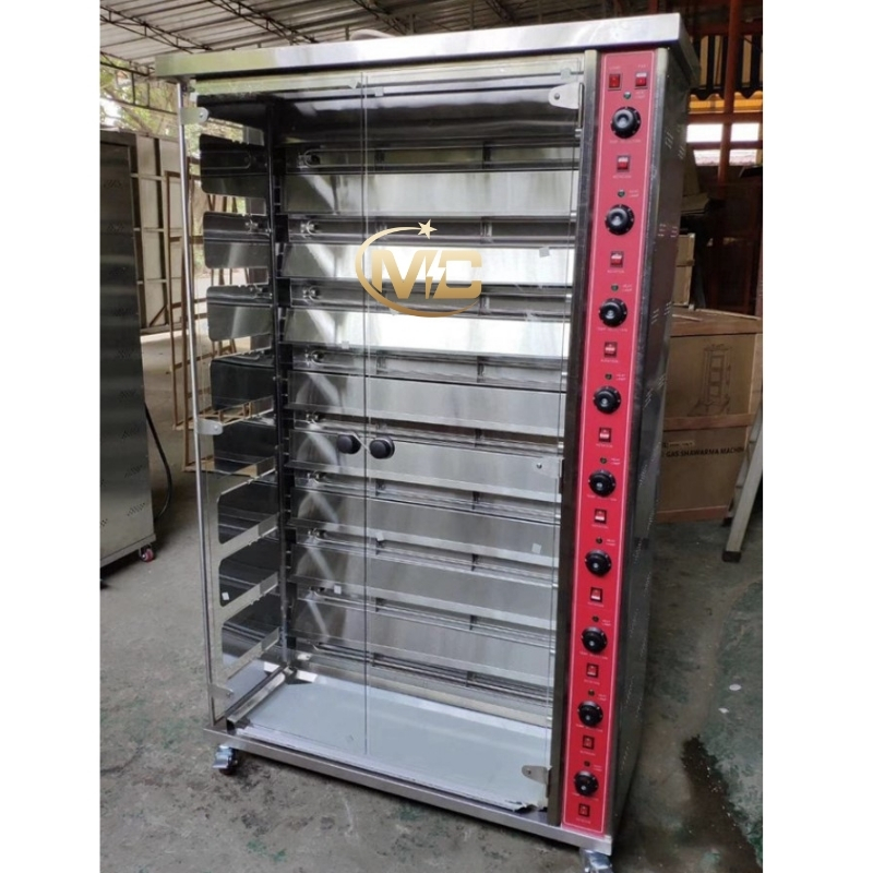 lò nướng 9 thanh xoay dùng điện ảnh thực tế lò nướng 9 thanh xoay dùng điện