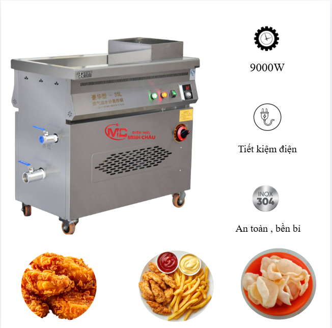 BẾP CHIÊN TÁCH DẦU 50L DÙNG ĐIỆN -1- ảnh bìa