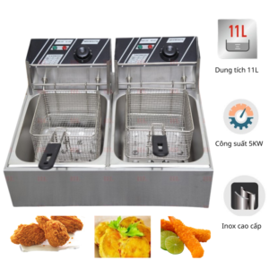 Bếp chiên nhúng đôi EF82