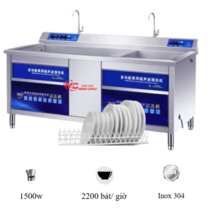 Máy rửa bát sóng siêu âm bảng điều khiển cơ WDJ-1800